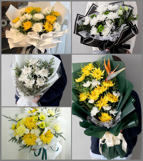 河南南阳卧龙区王村乡方营村白事花束代送
